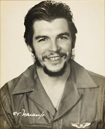 (CHE GUEVARA) A collection of three portraits of the revolutionary as a young man.